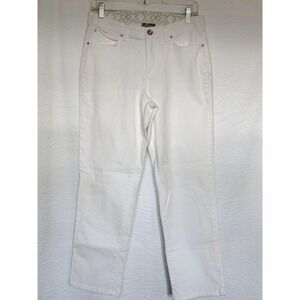 JM Collections Petite Jeans White‎ 30